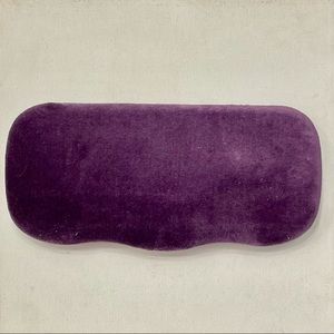 Gucci hardshell velvet sunglass case purple/green